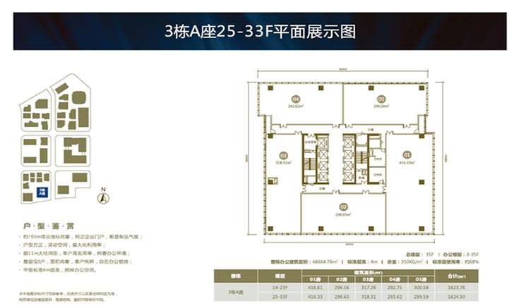 恒明one  写字楼租赁中心-第5张图片-叠叠租写字楼网