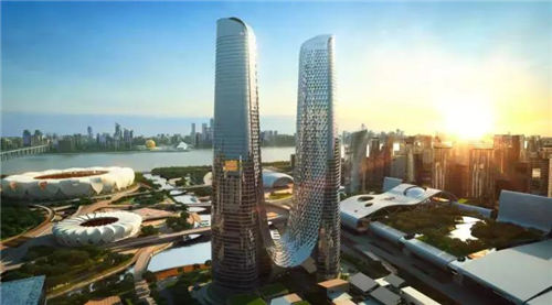 400米+直冲云霄！杭州西站将建杭州第一高楼！-第2张图片-叠叠租写字楼网