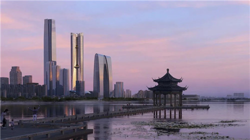 苏州再添新地标460米摩天高楼“中海超塔”-第2张图片-叠叠租写字楼网