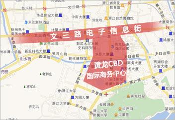 杭州市有哪些核心的CBD商圈？-第11张图片-叠叠租写字楼网