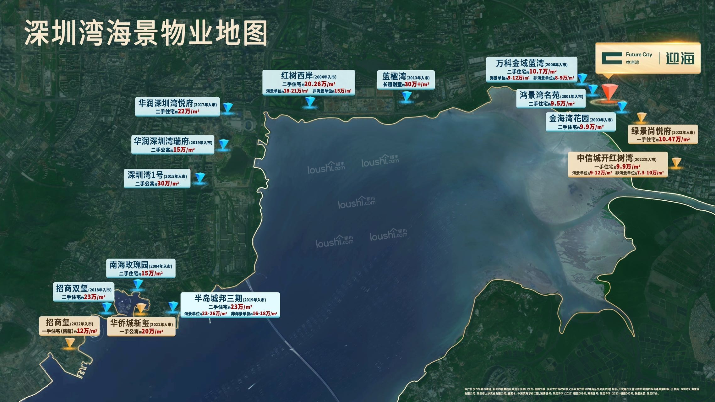 深圳高性价比好房推荐！中洲湾·迎海、光明润宏城、鸿荣源珈誉府2区选哪个？-第2张图片-叠叠租写字楼网