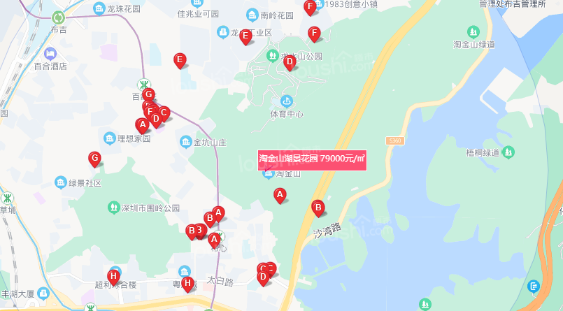 淘金山 · 湖景花园二期售楼处在哪里？淘金山 · 湖景花园二期项目地址？-第4张图片-叠叠租写字楼网